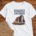 Ruggedly Stationary Basset Hound T-Sirt