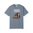 Ruggedly Stationary Basset Hound T-Sirt