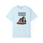 Ruggedly Stationary Basset Hound T-Sirt