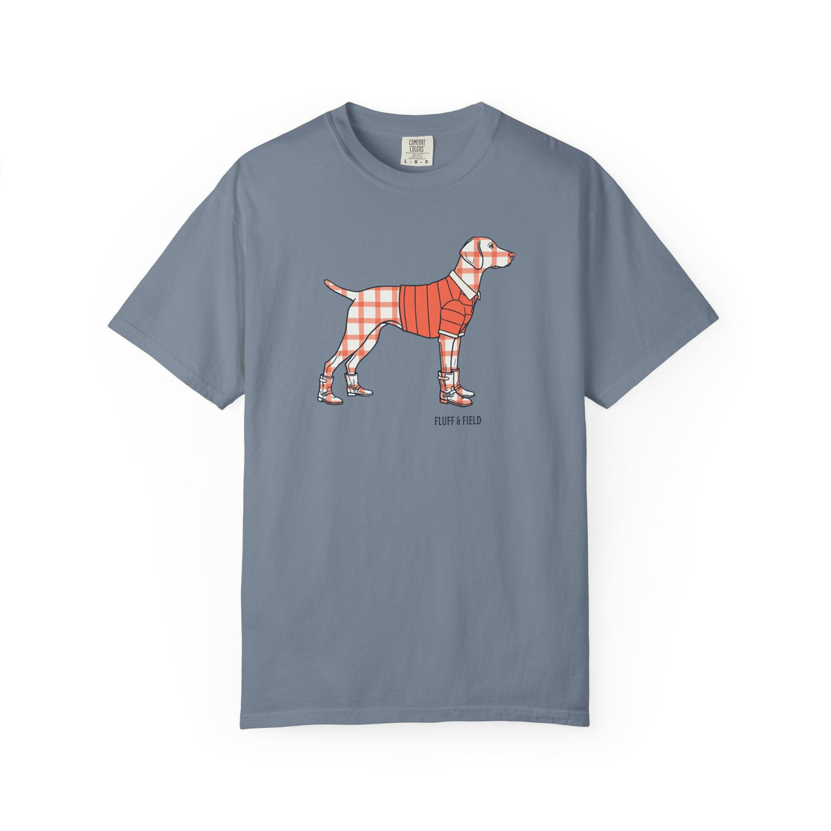 The Coral Windowpane T-Shirt